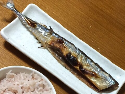 秋の味♡秋刀魚の塩焼き